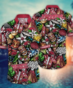 Arkansas Razorbacks NCAA Flower Hawaii Shirt For Fans Ver 18