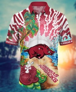 Arkansas Razorbacks NCAA Flower Hawaii Shirt For Fans Ver 2