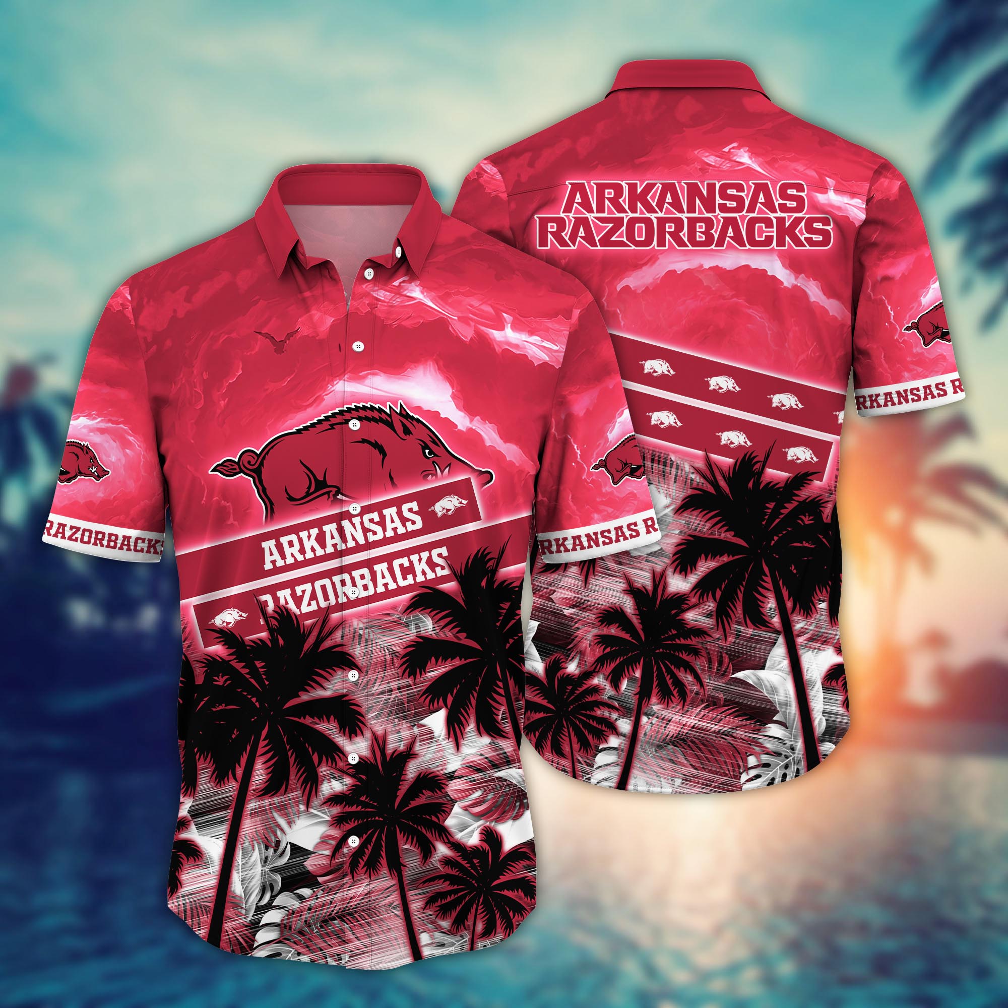 Arkansas Razorbacks NCAA Flower Hawaii Shirt For Fans Ver 22