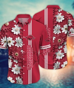 Arkansas Razorbacks NCAA Flower Hawaii Shirt For Fans Ver 26