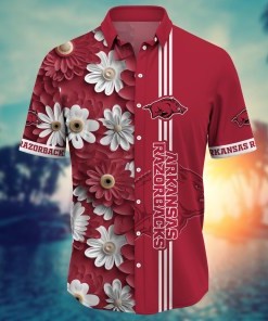 Arkansas Razorbacks NCAA Flower Hawaii Shirt For Fans Ver 26