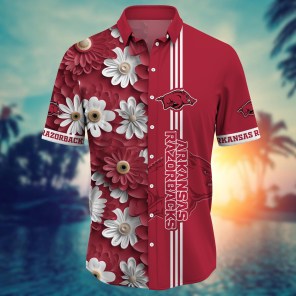 Arkansas Razorbacks NCAA Flower Hawaii Shirt For Fans Ver 26