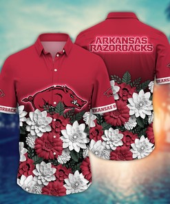 Arkansas Razorbacks NCAA Flower Hawaii Shirt For Fans Ver 27