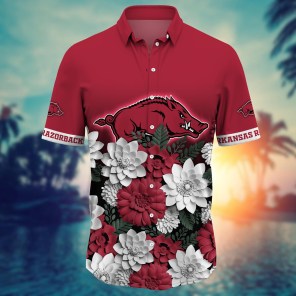 Arkansas Razorbacks NCAA Flower Hawaii Shirt For Fans Ver 27