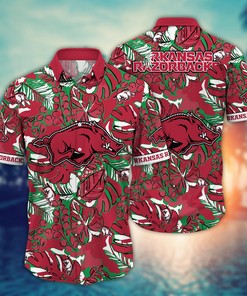 Arkansas Razorbacks NCAA Flower Hawaii Shirt For Fans Ver 31