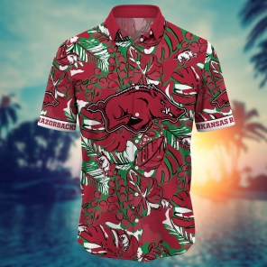 Arkansas Razorbacks NCAA Flower Hawaii Shirt For Fans Ver 31