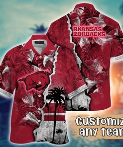 Arkansas Razorbacks NCAA Flower Hawaii Shirt For Fans Ver 34