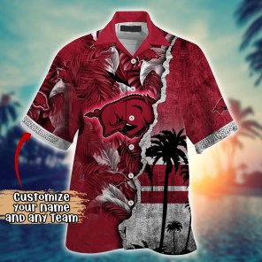 Arkansas Razorbacks NCAA Flower Hawaii Shirt For Fans Ver 34