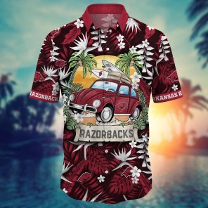 Arkansas Razorbacks NCAA Flower Hawaii Shirt For Fans Ver 35