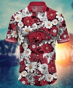 Arkansas Razorbacks NCAA Flower Hawaii Shirt For Fans Ver 4