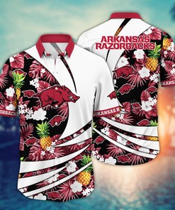 Arkansas Razorbacks NCAA Flower Hawaii Shirt For Fans Ver 6