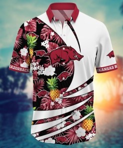 Arkansas Razorbacks NCAA Flower Hawaii Shirt For Fans Ver 6