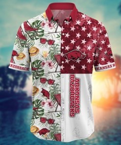Arkansas Razorbacks NCAA Flower Hawaii Shirt For Fans Ver 7