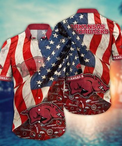 Arkansas Razorbacks NCAA Flower Hawaii Shirt For Fans Ver 9