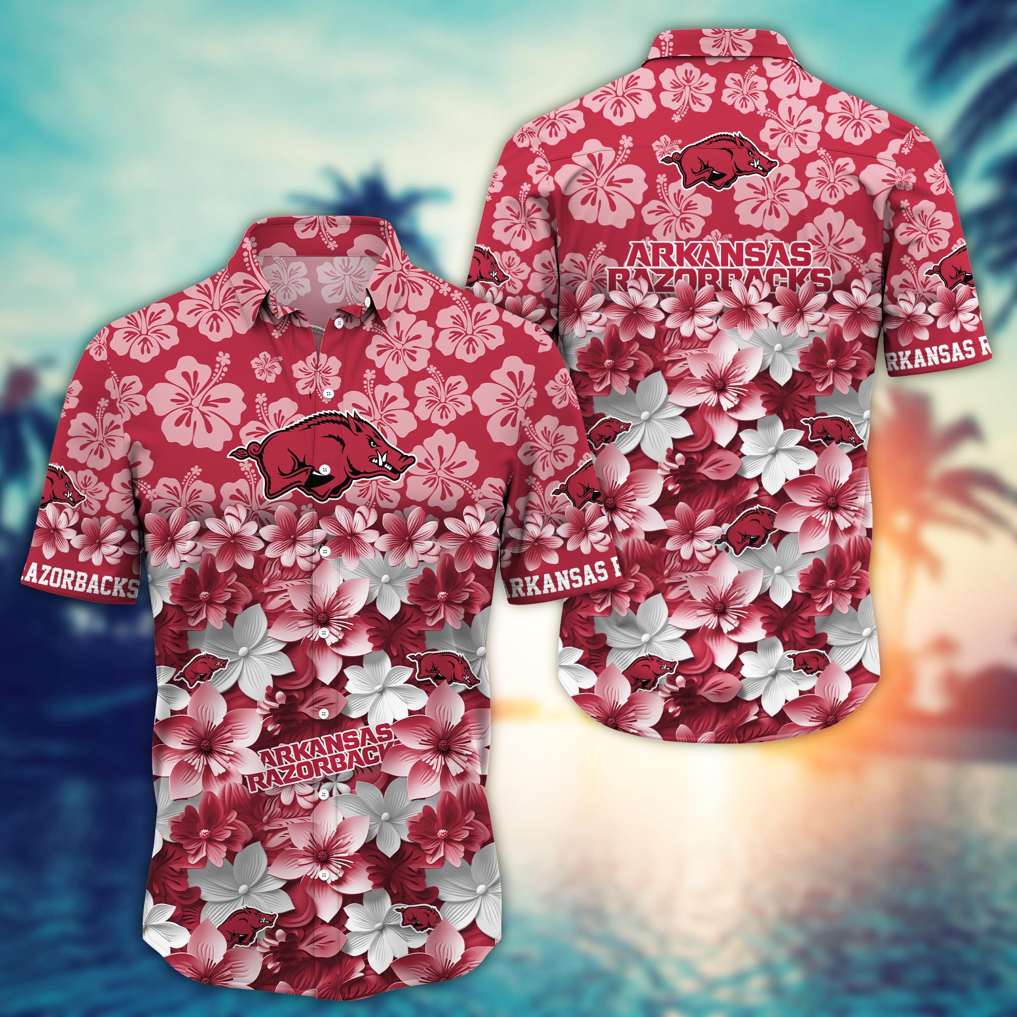 Arkansas Razorbacks NCAA Hawaiian Shirt Gift For Fan