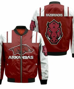 Arkansas Razorbacks Ncaa For Razorbacks Fan 3D Bomber Jacket Model 389