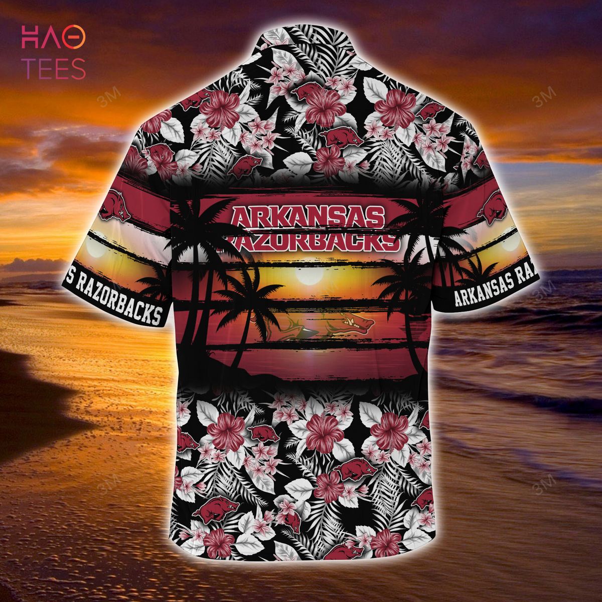 Arkansas Razorbacks Summer Hawaiian Shirt, Floral Pattern for Sports Enthusiast This Year