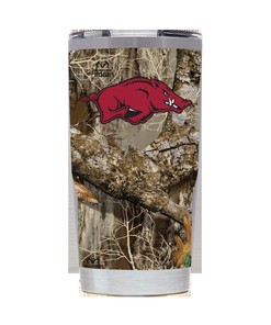 Arkansas RealTree Camo Tumbler - Camouflage Tumbler for Arkansas Outdoor Enthusiasts