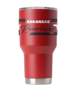 Arkansas Script Cardinal Red Tumbler - Elegant Cardinal Red Tumbler with Arkansas Script Design