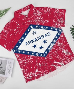 Arkansas State Flag Hawaiian Shirt Ver 1