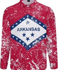 Arkansas State Flag Hawaiian Shirt Ver 2