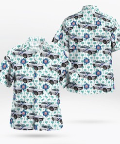 Arkansas State Police Dodge Charger Hawaiian Shirt