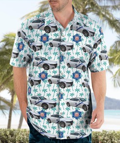 Arkansas State Police Dodge Charger Hawaiian Shirt