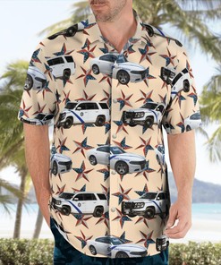 Arkansas State Police Fleet Independence Day Hawaiian Shirt