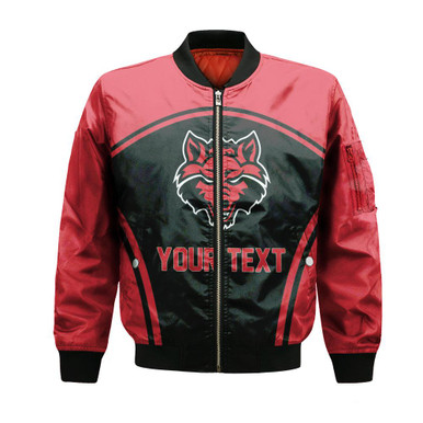 Arkansas State Red Wolves Bomber Curve Style Sport- NCAA