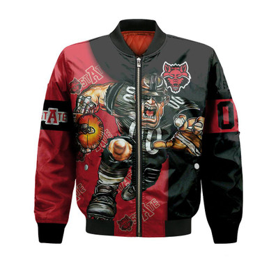 Arkansas State Red Wolves Bomber Jacket Football Go On - NCAA