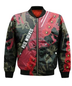 Arkansas State Red Wolves Bomber Sport Style Keep Go on- NCAA