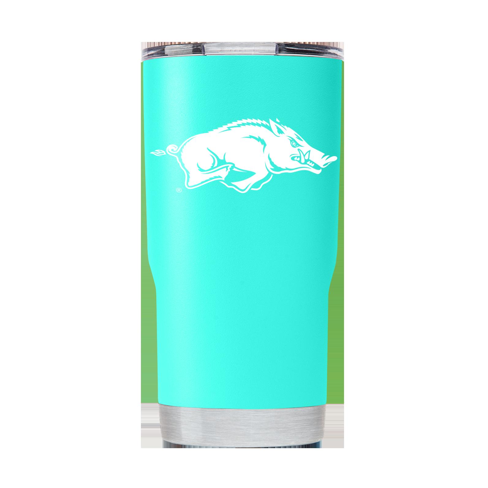 Arkansas Teal Tumbler - Trendy Teal Tumbler for Arkansas Enthusiasts