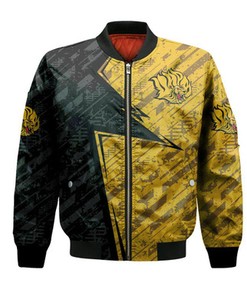 Arkansas-Pine Bluff Golden Lions Bomber Abstract Pattern Sport- NCAA