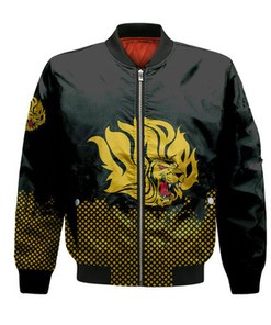 Arkansas-Pine Bluff Golden Lions Bomber Jacket Basketball Net Grunge Pattern- NCAA