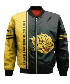 Arkansas-Pine Bluff Golden Lions Bomber Jacket Half Style - NCAA