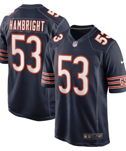 Arlington Hambright Chicago Bears Player Game Jersey - Navy Nfl