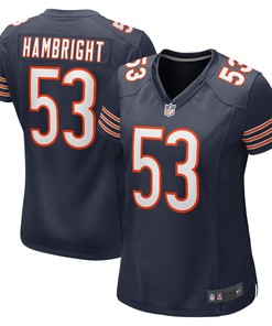 Arlington Hambright Chicago Bears Womens Player Game Jersey - Navy Nfl