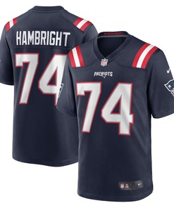 Arlington Hambright New England Patriots Game Jersey - Navy Nfl