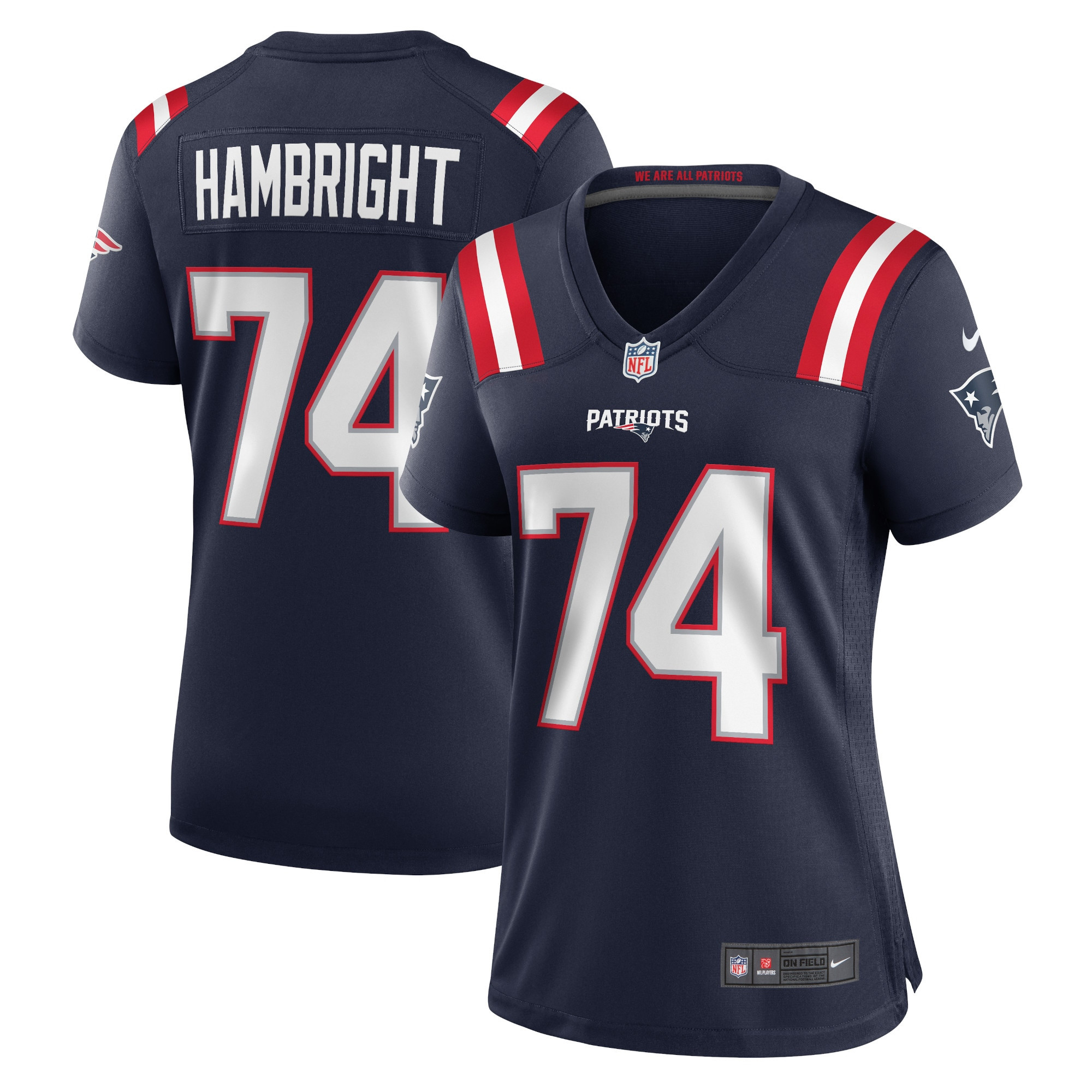 Arlington Hambright New England Patriots Womens Game Jersey - Navy Nfl