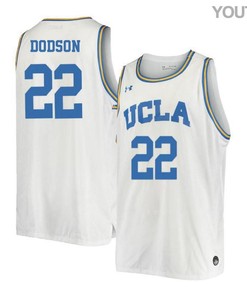 Armani Dodson 22 UCLA Bruins Retro Elite Basketball Youth Jersey - White