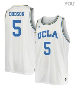 Armani Dodson 5 UCLA Bruins Retro Elite Basketball Youth Jersey - White