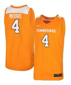Armani Moore 4 Tennessee Volunteers Elite Basketball Men Jersey - Orange White