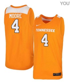 Armani Moore 4 Tennessee Volunteers Elite Basketball Youth Jersey - Orange White