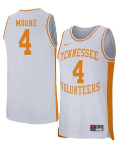 Armani Moore 4 Tennessee Volunteers Retro Elite Basketball Men Jersey - White