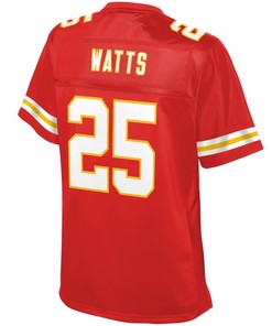 Armani Watts Kansas City Chiefs Nfl Pro Line Womens Player Jersey - Red