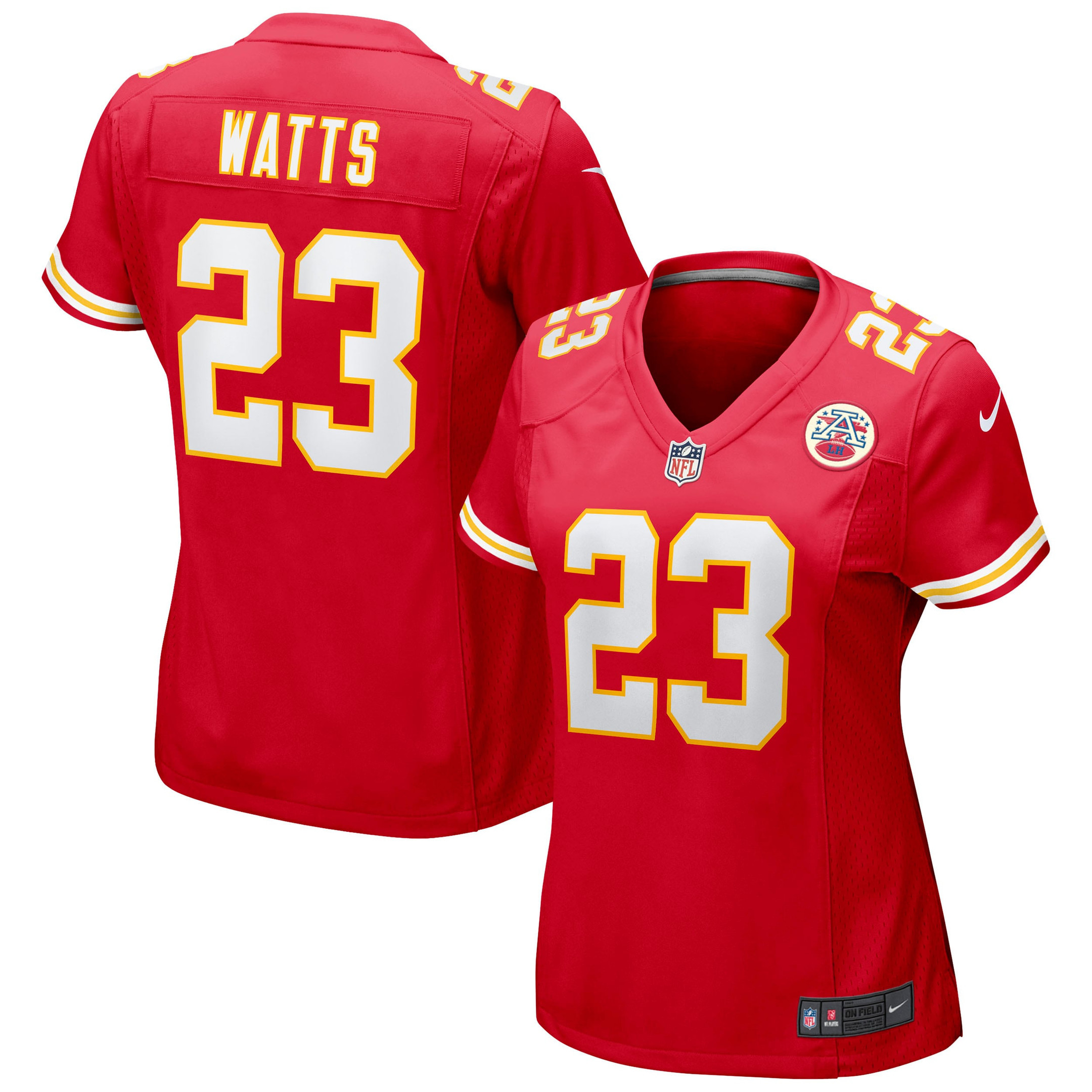 Armani Watts Kansas City Chiefs Womens Game Jersey - Red Nfl