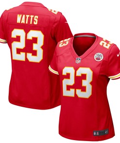 Armani Watts Kansas City Chiefs Womens Game Jersey - Red Nfl