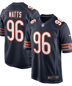 Armon Watts Chicago Bears Game Player Jersey - Navy