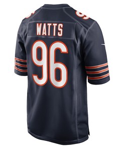 Armon Watts Chicago Bears Game Player Jersey - Navy