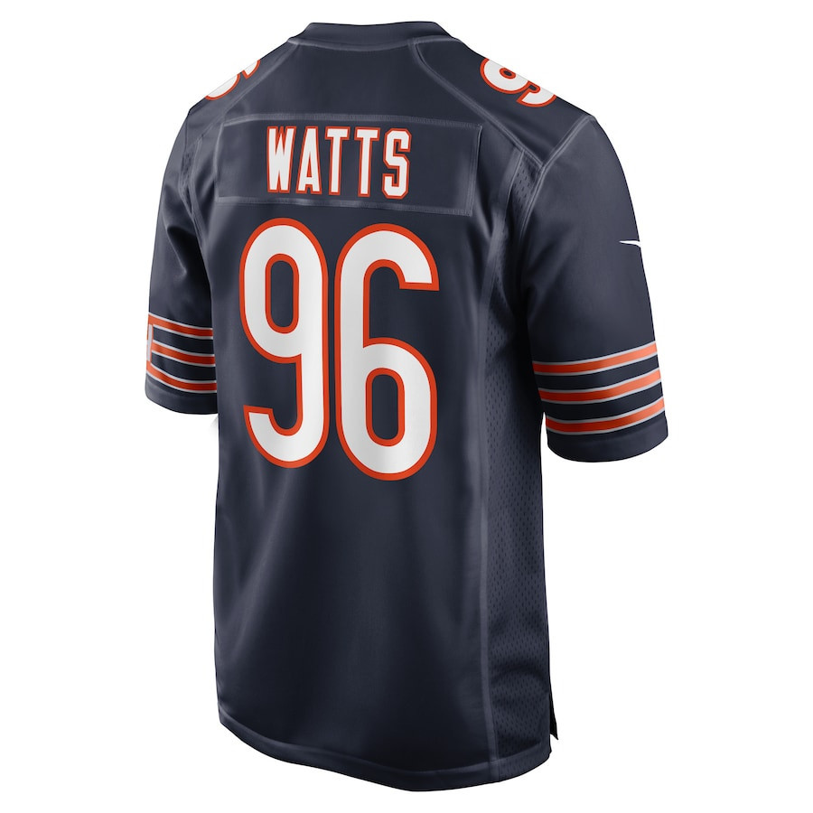 Armon Watts Chicago Bears Game Player Jersey - Navy